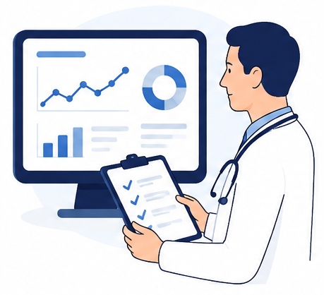 Clinician testing program